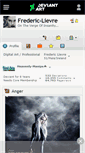 Mobile Screenshot of frederic-lievre.deviantart.com
