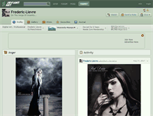 Tablet Screenshot of frederic-lievre.deviantart.com