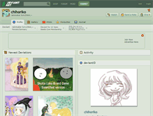 Tablet Screenshot of chihoriko.deviantart.com