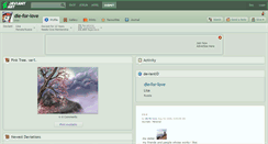 Desktop Screenshot of die-for-love.deviantart.com