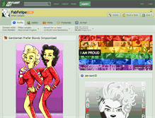 Tablet Screenshot of fabfelipe.deviantart.com