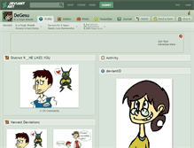 Tablet Screenshot of degesu.deviantart.com