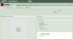 Desktop Screenshot of blackgaze.deviantart.com