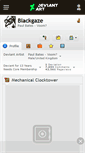 Mobile Screenshot of blackgaze.deviantart.com