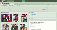 Desktop Screenshot of finalprophecy.deviantart.com