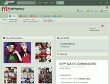 Tablet Screenshot of finalprophecy.deviantart.com