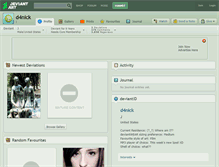 Tablet Screenshot of d4nick.deviantart.com