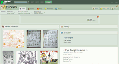 Desktop Screenshot of fyefangirls.deviantart.com