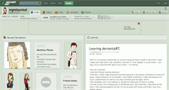 Desktop Screenshot of nightstarwolf.deviantart.com