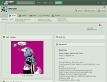 Tablet Screenshot of beercan.deviantart.com