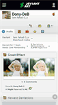 Mobile Screenshot of dony-deb.deviantart.com