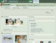 Tablet Screenshot of dony-deb.deviantart.com
