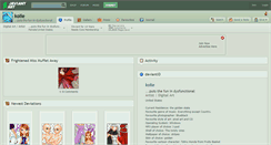 Desktop Screenshot of kolie.deviantart.com