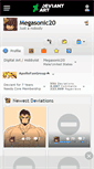Mobile Screenshot of megasonic20.deviantart.com