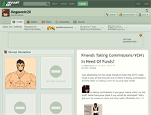 Tablet Screenshot of megasonic20.deviantart.com