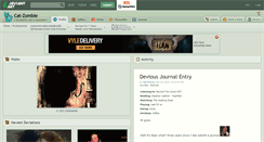 Desktop Screenshot of cat-zombie.deviantart.com