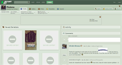 Desktop Screenshot of photono.deviantart.com