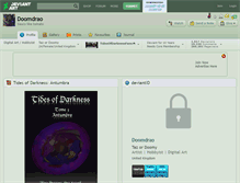 Tablet Screenshot of doomdrao.deviantart.com