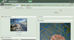 Desktop Screenshot of funky-ferret.deviantart.com