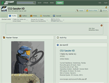 Tablet Screenshot of cs2-sasuke-xd.deviantart.com