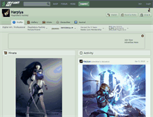 Tablet Screenshot of harpiya.deviantart.com