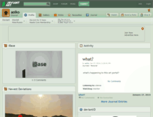 Tablet Screenshot of aolko.deviantart.com