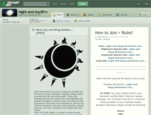 Tablet Screenshot of night-and-dayrp.deviantart.com