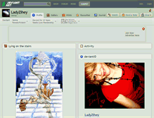 Tablet Screenshot of ladyzihey.deviantart.com