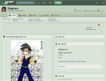 Tablet Screenshot of diegonew.deviantart.com