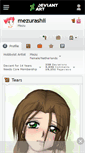 Mobile Screenshot of mezurashii.deviantart.com