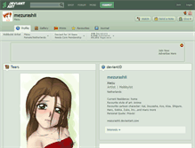 Tablet Screenshot of mezurashii.deviantart.com