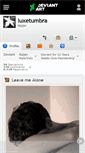 Mobile Screenshot of luxetumbra.deviantart.com