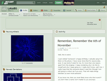 Tablet Screenshot of lotusbg.deviantart.com