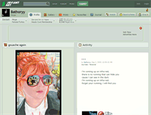 Tablet Screenshot of bathoryy.deviantart.com