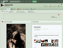 Tablet Screenshot of digitalsoldier.deviantart.com