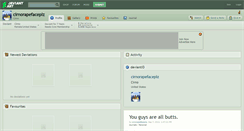 Desktop Screenshot of cirnorapefaceplz.deviantart.com