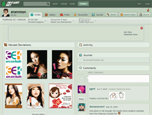 Tablet Screenshot of enenmon.deviantart.com