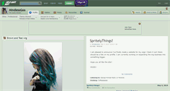 Desktop Screenshot of mindlessgoo.deviantart.com