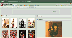 Desktop Screenshot of megamihinata.deviantart.com