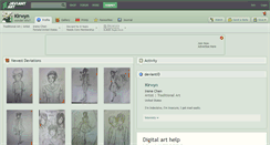 Desktop Screenshot of kirwyn.deviantart.com