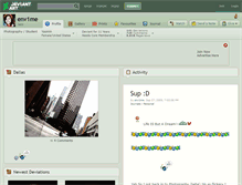 Tablet Screenshot of env1me.deviantart.com