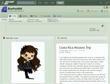 Tablet Screenshot of bluepool888.deviantart.com