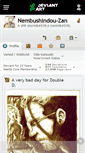 Mobile Screenshot of nembushindou-zan.deviantart.com