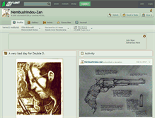 Tablet Screenshot of nembushindou-zan.deviantart.com