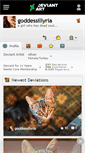 Mobile Screenshot of goddessillyria.deviantart.com