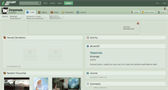 Desktop Screenshot of desperada.deviantart.com