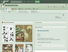 Tablet Screenshot of narutocomicsclub.deviantart.com