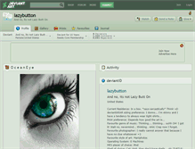 Tablet Screenshot of lazybutton.deviantart.com