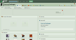 Desktop Screenshot of everwarthedragon.deviantart.com