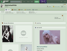 Tablet Screenshot of misscarissawhite.deviantart.com